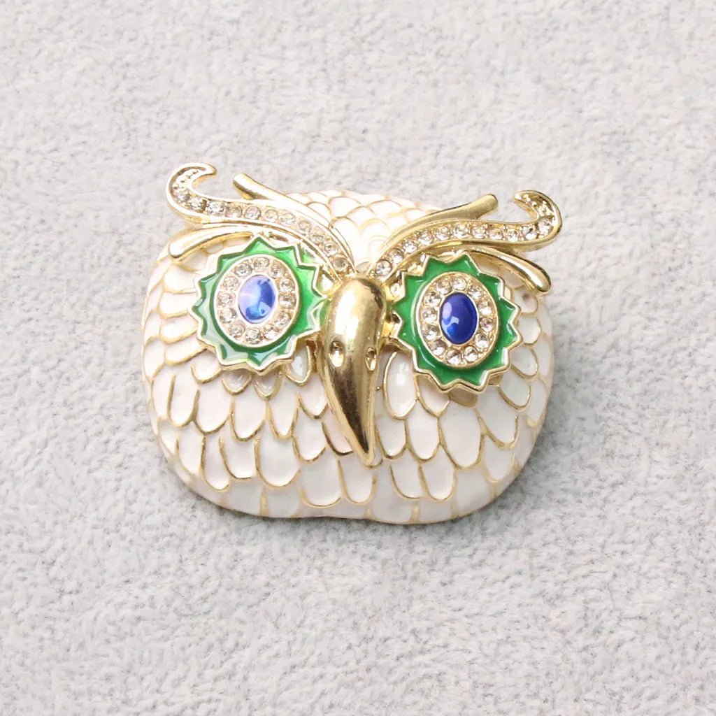 Baroque Luxury Beautiful Owl Animal Design Brooch for Men and Women, Jewelry Accessories, WeddingHolidayPartyCoupleSurprise Gift