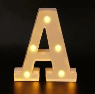 Ins Hot Sale 26 English Letter Led Light Design Lamp For Wedding Birthday Colorful Light Proposal Confession Surprise Night