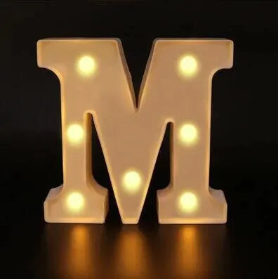 Ins Hot Sale 26 English Letter Led Light Design Lamp For Wedding Birthday Colorful Light Proposal Confession Surprise Night