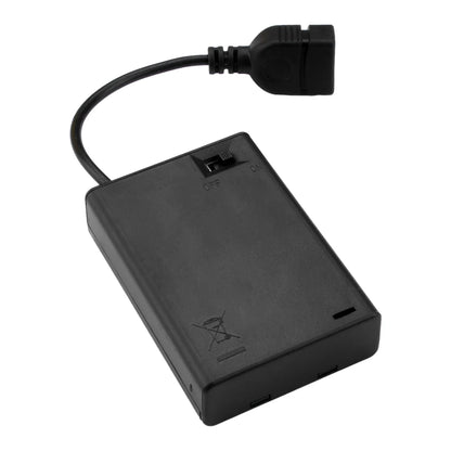 Portable Mini 3 4 x AA Battery Holder Storage Box Case USB Power Supply Battery Box For LED Strip Light 4.5V 6V Battery Holder