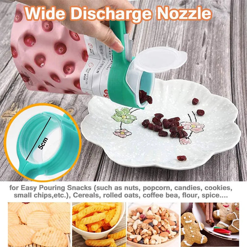 Snack Sealing Clip Plastic Fresh Keeping Sealer Clamp Food Saver Travel Kitchen Accessories Seal Food Storage Bag Clip