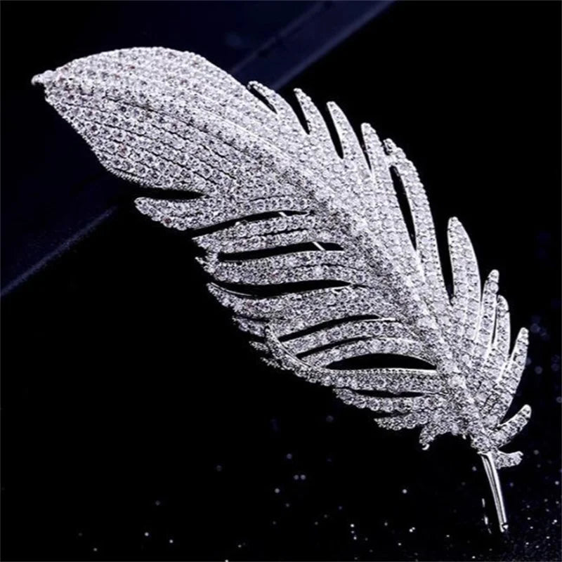 Luxury Exquisite Full Rhinestone Brooches For Women Girls Elegant Temperament Brooch Fine Jewelry Accessories Gifts