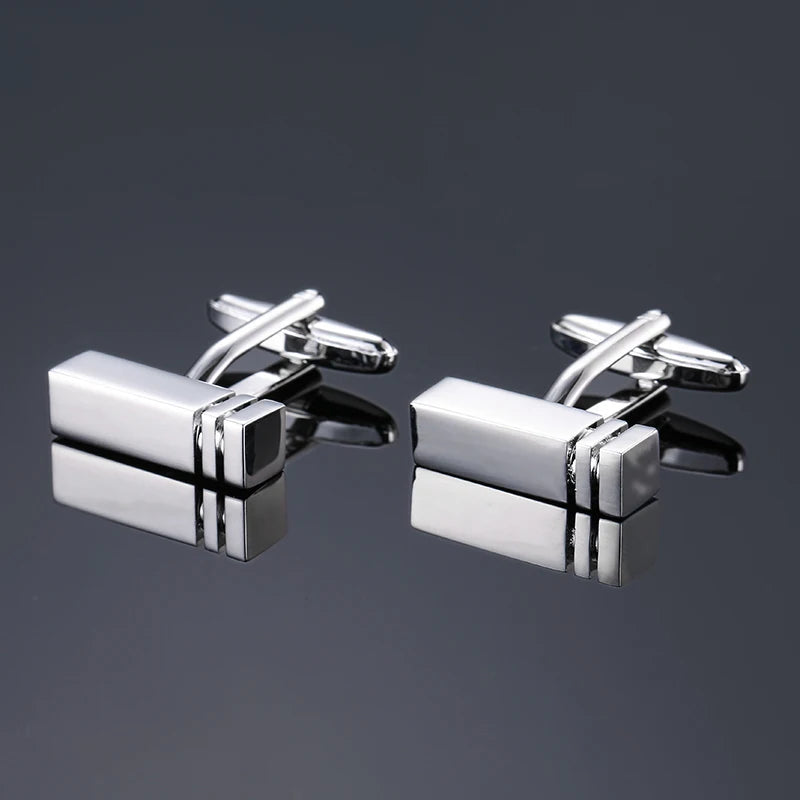 High quality men's French shirt cufflinks brand new fashion laser metal Chinese knot cufflinks manufacturer wholesale