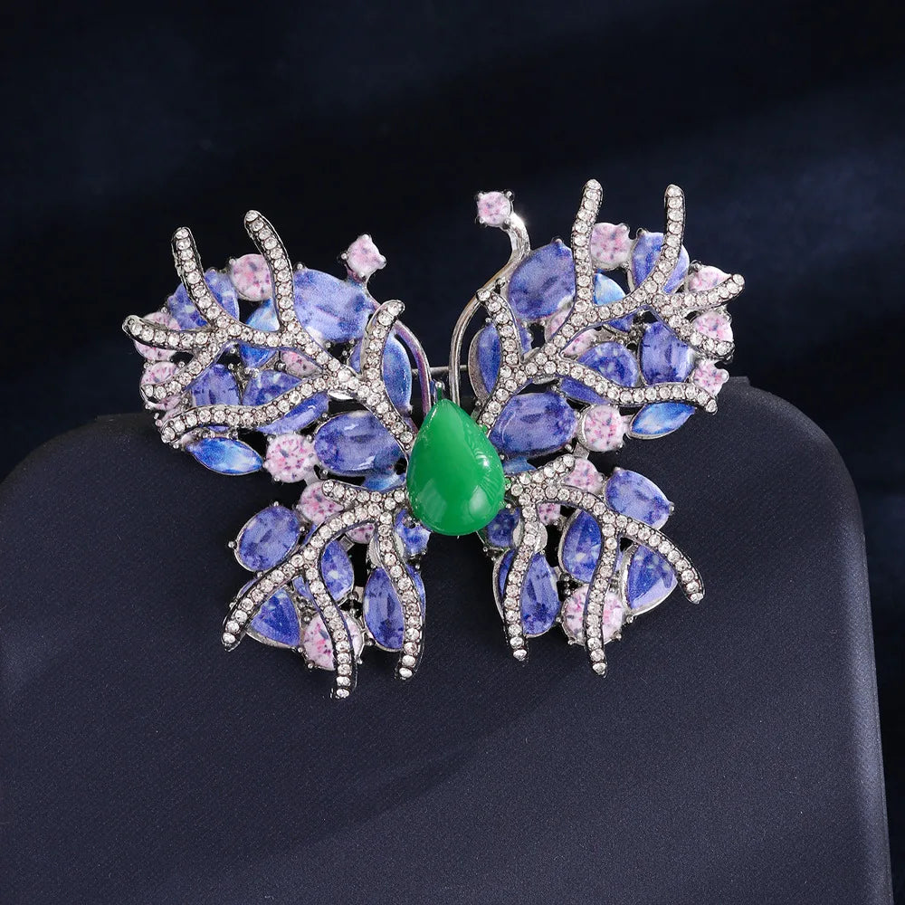 Different Styles Fashion Butterfly Brooch Animal Badge Pin Jewerly for Party Wedding