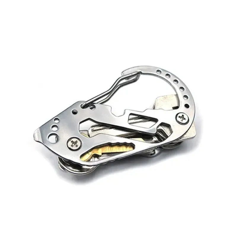 Portable Keys Holder Keyring Wallets Car Key Chain Collector Edc Pocket Key Organizer Bottle Opener Outdoor accessories Tools