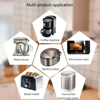 4pcs Silicone Cord Winder Holder Power Cord Organizer Clip Self Adhesive Cable Wire Fixer for Air Fryer Coffee Machine