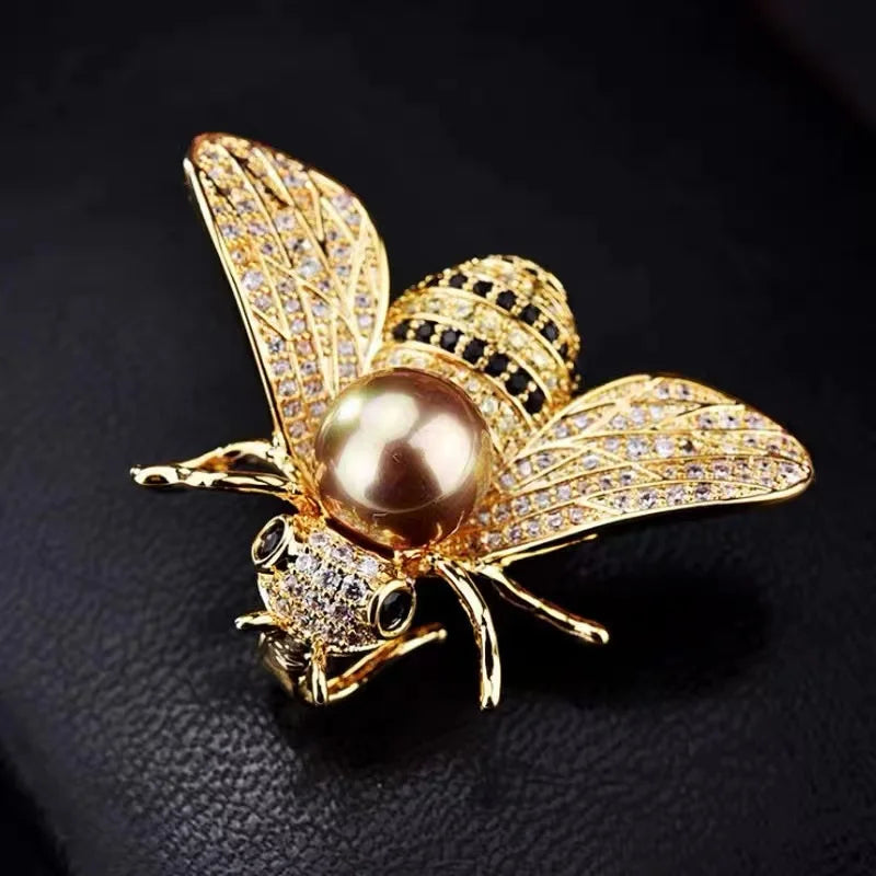 Shining Red Heart Brooches For Women Unisex Rhinestone Love Party Office Brooch Pins Gifts