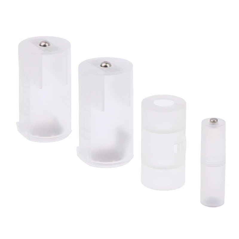1Pcs AAA to AA/AA to C/D Battery Conversion Adapter Switcher Converter Case Box Holder Converter Case