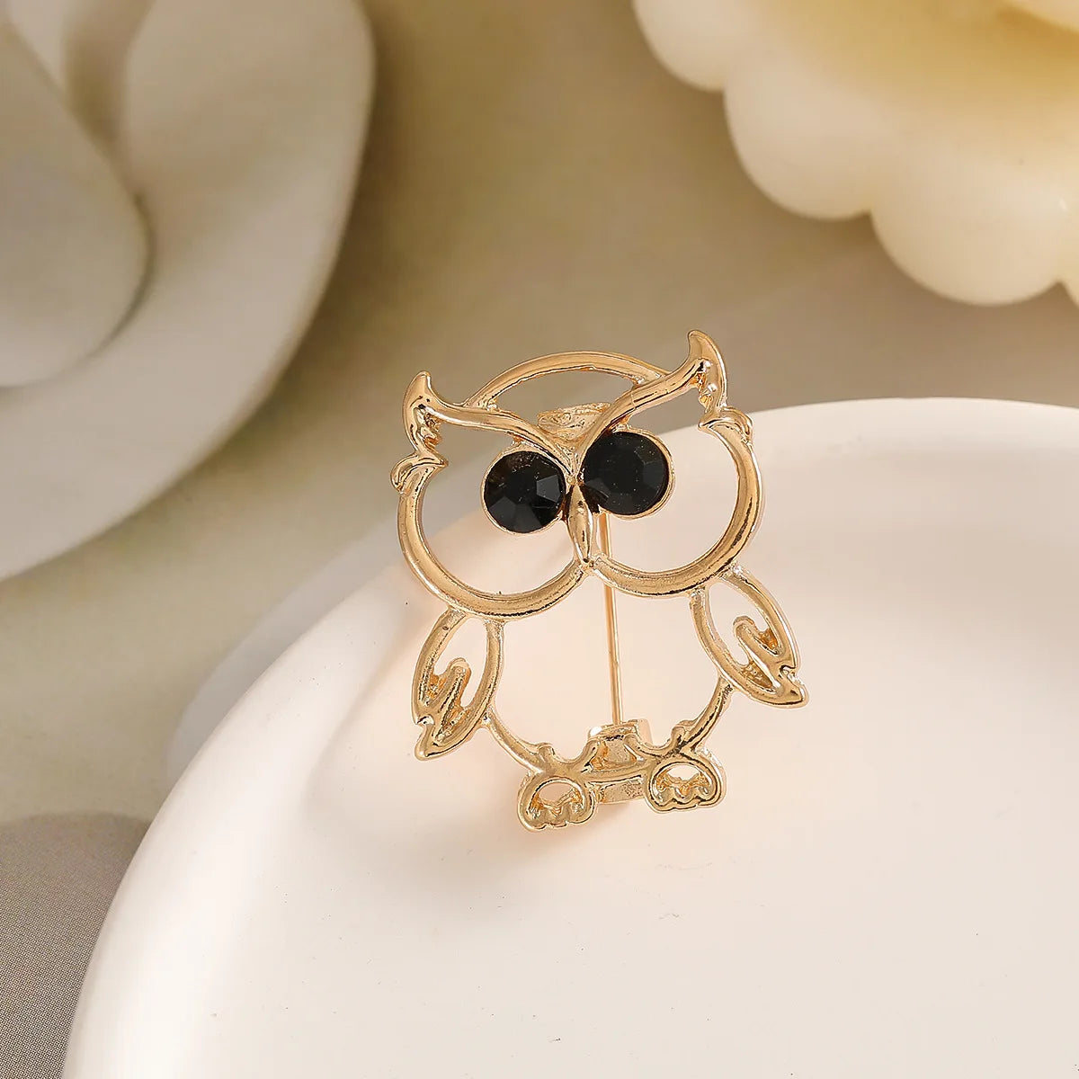 Exquisite Owl Animal Brooch Texture Animal Lapel Pin Fashion Jewelry Accessories Gift