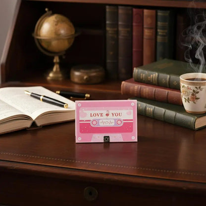 Voice Recordable Greeting Card 60 Seconds Recording Time Message Recorder Cassette Recording Voice Tape Greeting Card