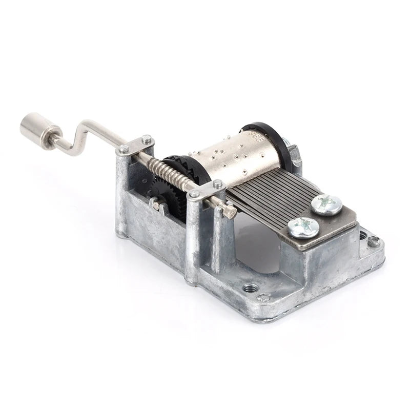 Hand-Cranked Music Box Movement Metal Rocker Mini Diy Gift Music Mechanical Decorative Collectibles For Girl Boy friend