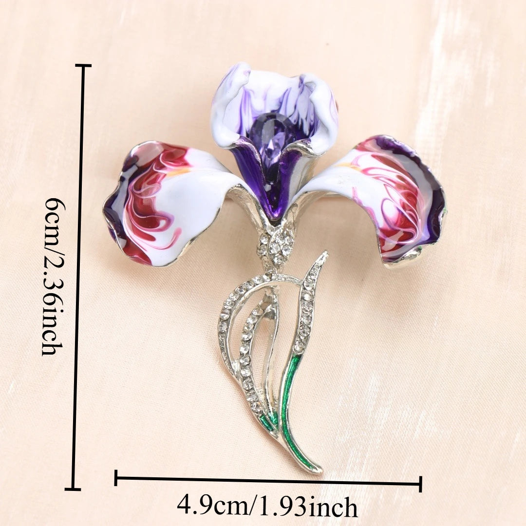 Baroque Luxury Floral Design Brooch for Men and Women, Jewelry Accessories, Wedding, Holiday, Party, Couple's Surprise Gift