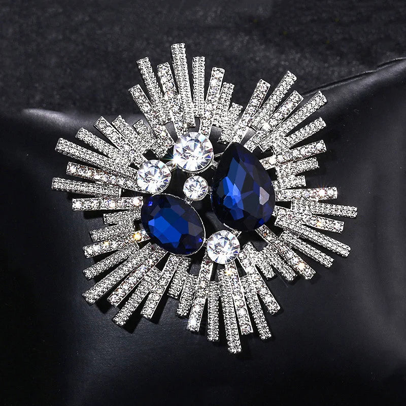1PC Women's European and American Trendy Atmosphere Droplet brooch Fashion Dressing Banquet Party Festival Gift