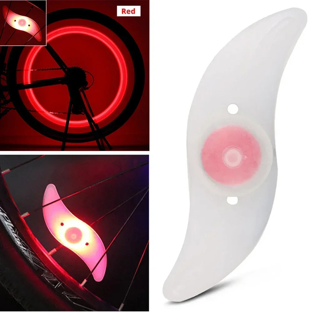 1-3PCS Bike Wheel Spoke Light Tire Lights 3 Mode LED Tyre Tire Flash Lamp Bike Safety Warning Easy to Install MTB  Accessories