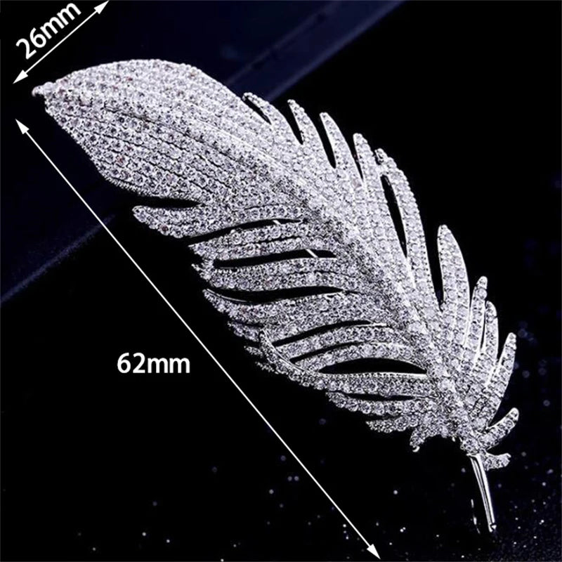 Luxury Exquisite Full Rhinestone Brooches For Women Girls Elegant Temperament Brooch Fine Jewelry Accessories Gifts