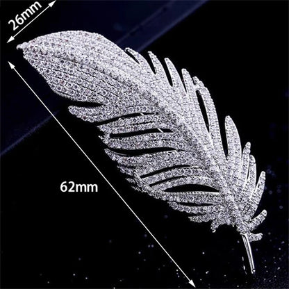 Luxury Exquisite Full Rhinestone Brooches For Women Girls Elegant Temperament Brooch Fine Jewelry Accessories Gifts