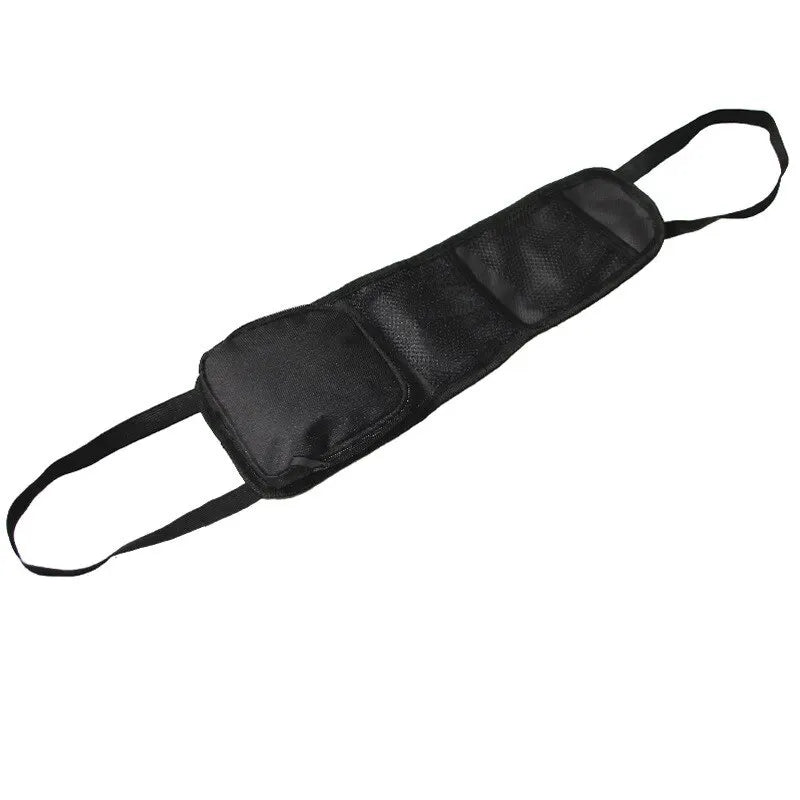 Multifunctional Zipper Storage Bag Car Side Storage Bag with Mesh Pocket for Things Holder Suitable for Cars