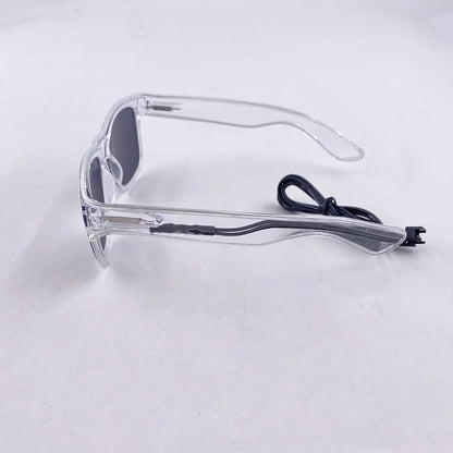 Light Up Led Glasses Neon Party Luminous Glasses EL Wire Glowing Sunglasses Novelty Gift for Adult Glow Bright Light Supplies