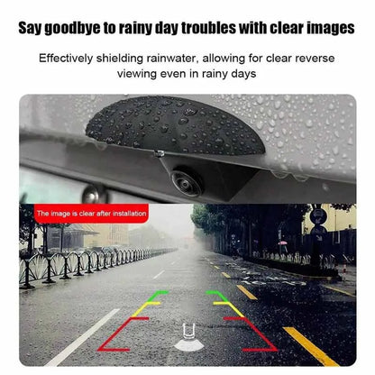 Car Rear Camera Rain Cover - Thickened & Widened Silicone, Non-Destructive Installation, Suitable for All Car Car Models, Clear