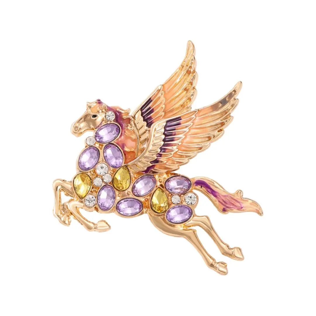 SKEDS Zodiac Horse Year Series Brooch High-End Luxury Chinese Style 2026 Birth Year Accessory Exquisite Animal Pin Gift