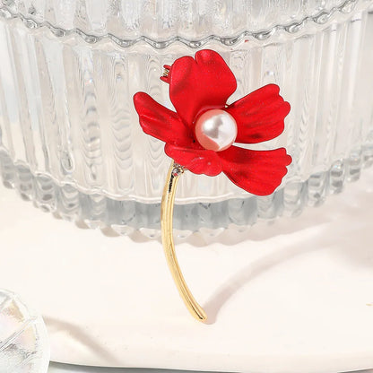 Stylish Charm Rose Brooch Shiny Rhinestone Flower Metal Women Brooch Lapel Pin Wedding Party Jewelry Accessories Gifts