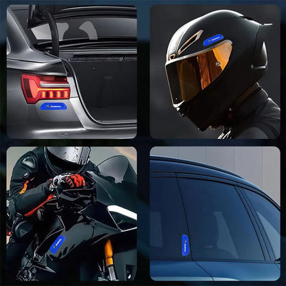 4PCS Car Stickers Door Opening Reflective Warning Sticker For Subaru STI Forester Impreza Legacy Outback XV BRZ WRX Tribeca