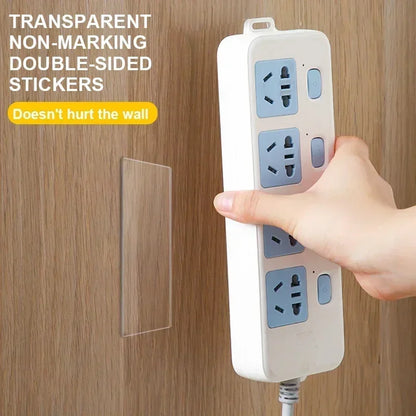 10pcs Double Sided Adhesive Tape Nano Reusable Super Strong Transparent Wall Stickers WaterProof Widely Used Wall Mount Sticker