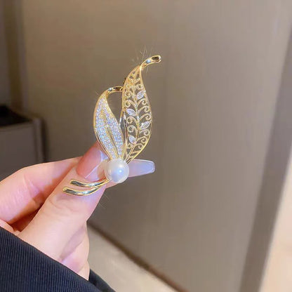 Luxury Crystal Phoenix Bird Brooches For Women Men Unisex Colorful Yellow Enamel Pins Chinese Birds Party Office Jewelry Gifts