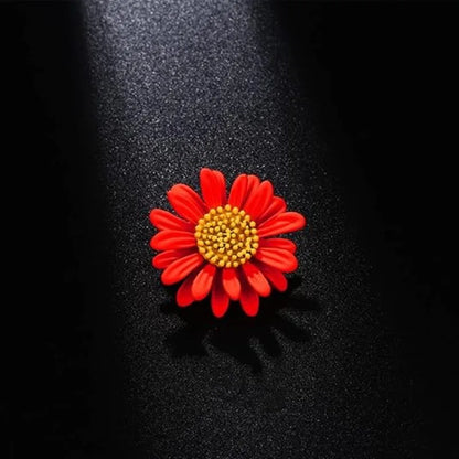 Multicolor Cute Daisy Flower Brooch Plant Sunflower Set Lapel Pin Enamel Pin Coat Collar Brooch Ladies Girls Men's Jewelry Gift