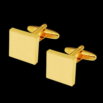 New Arrive Shirt Cufflinks Men steel Laser Engraving Cuff Links For Wedding Party Fashion Simple Men Sleeve Shirt Cufflinks