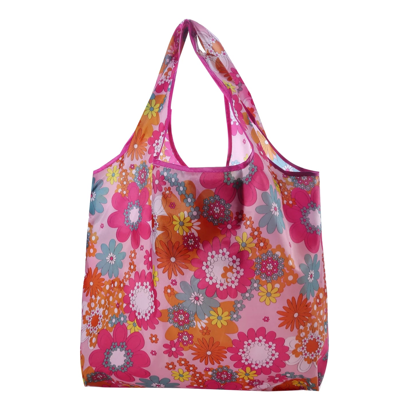 Shopping Bags Fashion Portable Various Prints and Large Capacity Convenient Nylon Easy to Fold Package Travel Essential