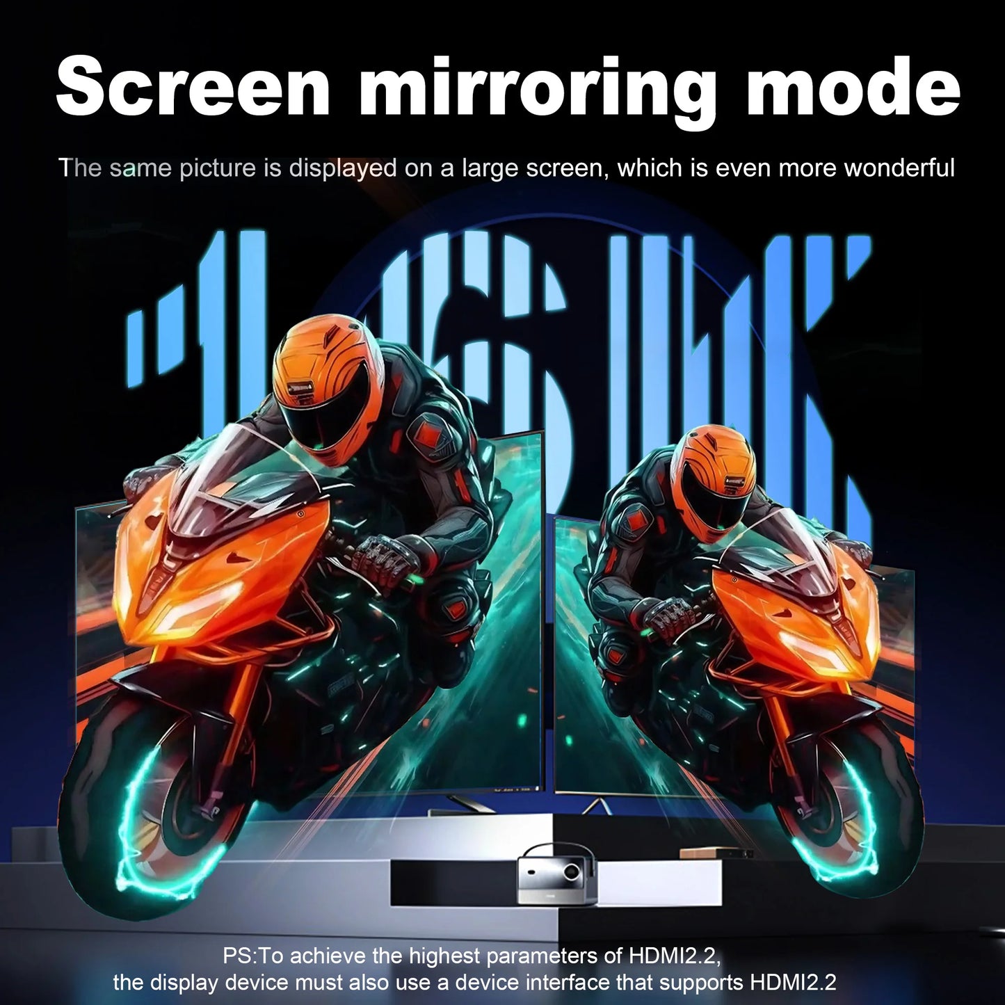 High Refresh Rate 8K@120Hz HDMI 2.2 Cable 96Gbps Supports 4K@240Hz 2K@360Hz HDR eARC for PS5 Xbox Switch TV Laptop