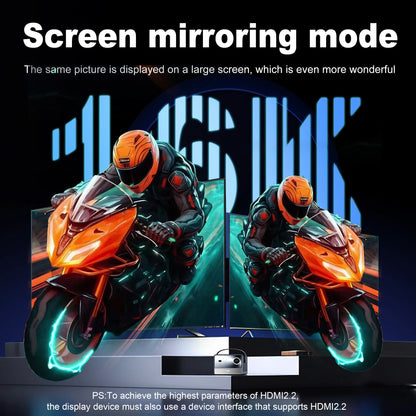 High Refresh Rate 8K@120Hz HDMI 2.2 Cable 96Gbps Supports 4K@240Hz 2K@360Hz HDR eARC for PS5 Xbox Switch TV Laptop