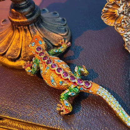Baroque Luxury Beautiful Lizard Design Men's Women's Brooch Pins，Jewelry & Accessories，Wedding Holiday Party CoupleSurprise Gift