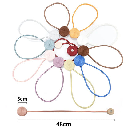 1pc Magnetic Curtain Tieback Clip Room Accessories Curtains Holder Buckles Rope Strap Home Decor