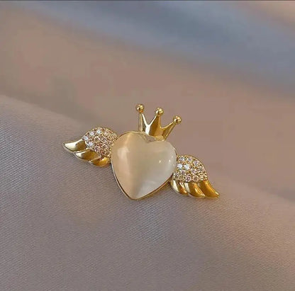 Cute Mini Brooch Pins Colorful Crystal Fruit Bowknot Flower Neckline Lapel Pin for Women Girls Buckle Jewelry Gifts