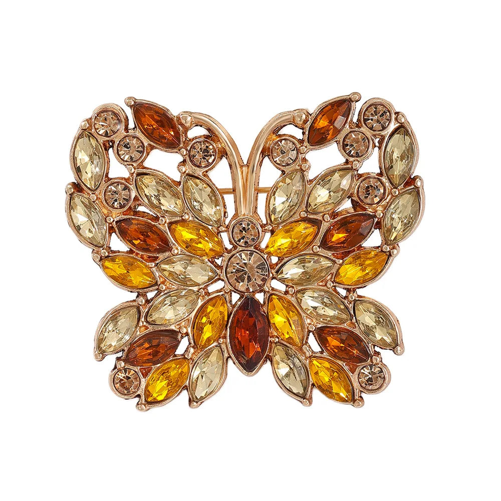 Different Styles Fashion Butterfly Brooch Animal Badge Pin Jewerly for Party Wedding