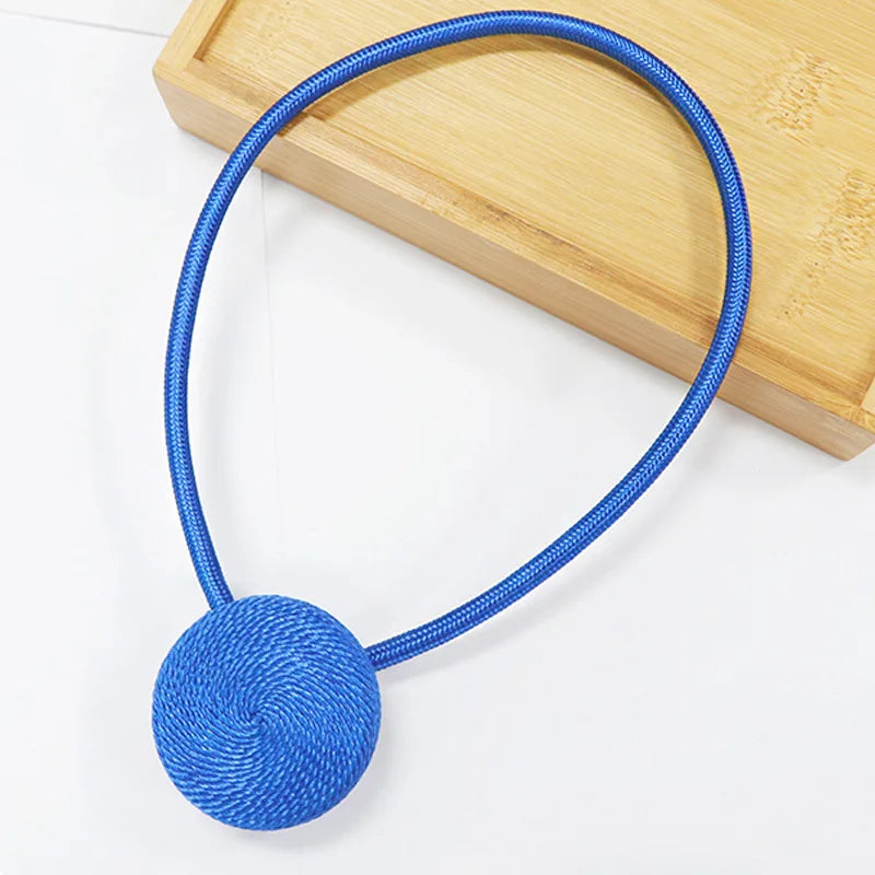 1pc Magnetic Curtain Tieback Clip Room Accessories Curtains Holder Buckles Rope Strap Home Decor