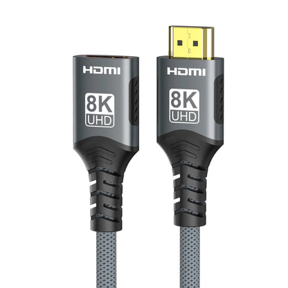 HDMI 2.1 Extension Cable 8K@60Hz HDMI 2.1 Male-Female Bi-Directional 48Gbps 4K@120Hz For HDTV RTX PS5 Xbox HDR Video PC Laptop