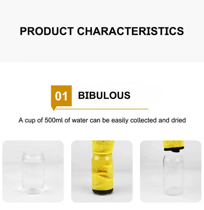 High-end Microfiber Towel Car Wash Towel Detailing Cleaning Cloth Car Wash Drying Towel Car Absorbent Cleaning Products
