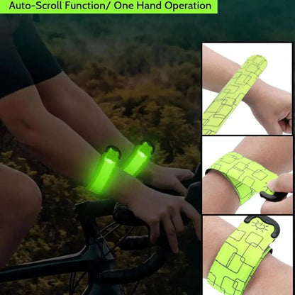 Night Running Armband LED Light Band Cycling Safety Armband Outdoor Sports Safety Arm Belt Leg Warning Wristband