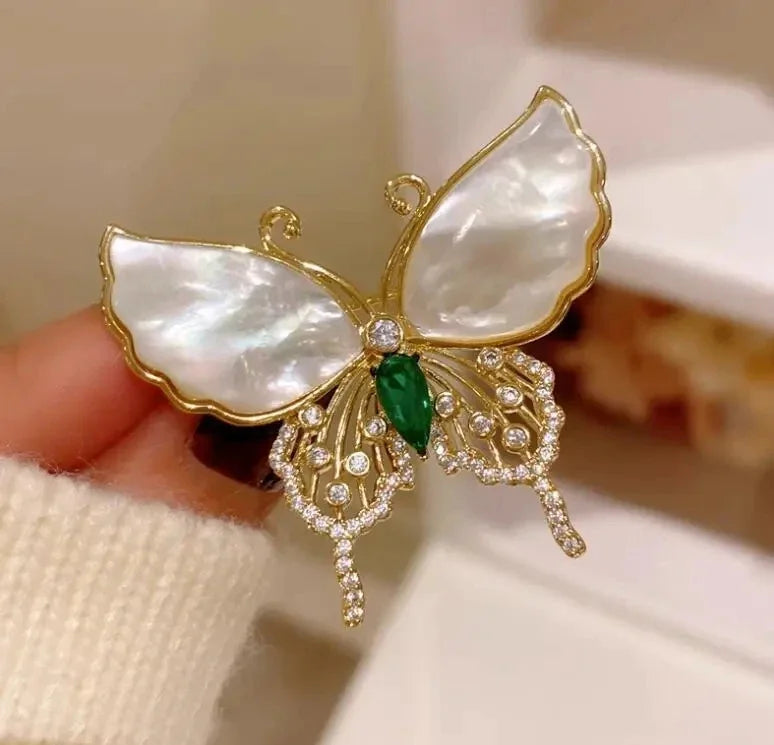 Trendy Irregular Big Circle Brooches for Women Men Gold Plated Silver Color Metal Lapel Pins Geometric Jewelry Gifts
