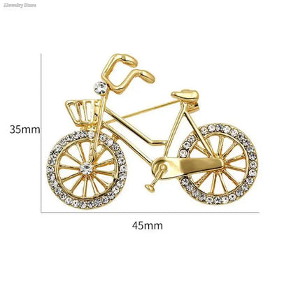 Fashion Bicycle Shape Brooch Men Women Leisure Cycling Sports Gift Cyclists Badges Sports Lapel Pins Biking Jewelry Biker Gift