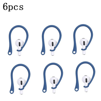 1/3/5/6Pairs Silicone Ear Hooks for Apple AirPods Pro Accessories Anti-fall Bluetooth Earphone Holder for AirPods 3 Earhooks