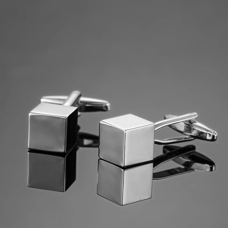 High quality men's French shirt cufflinks brand new fashion laser metal Chinese knot cufflinks manufacturer wholesale