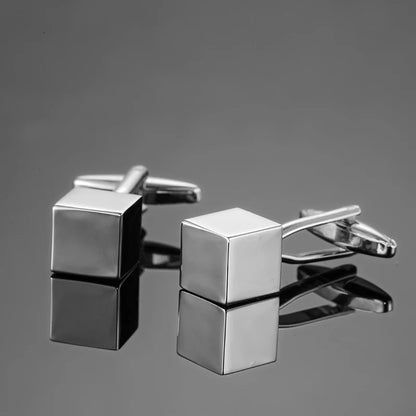 High quality men's French shirt cufflinks brand new fashion laser metal Chinese knot cufflinks manufacturer wholesale
