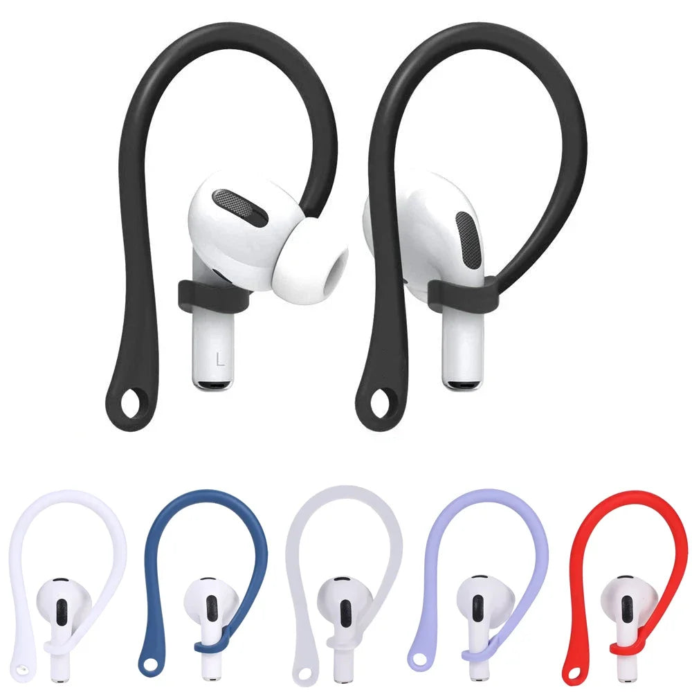1/3/5/6Pairs Silicone Ear Hooks for Apple AirPods Pro Accessories Anti-fall Bluetooth Earphone Holder for AirPods 3 Earhooks