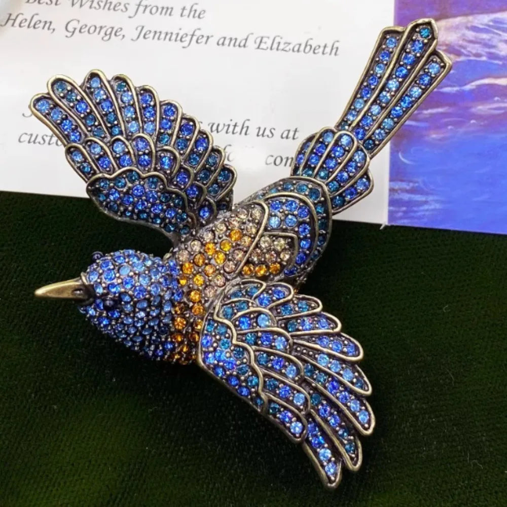Vintage Luxury Heavy Duty Magpie Bird Designs Women's Men's BroochPins，AntiqueStyleJewelryAccessories, WeddingHolidayPartyFavors