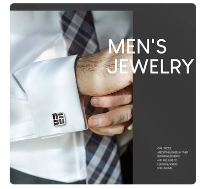 4 Pairs Cufflinks Set CuffLinks For Mens Wedding Souvenirs Groomsmen Gift Man Shirt Cufflink With Box Luxury Jewelry Tie Clips