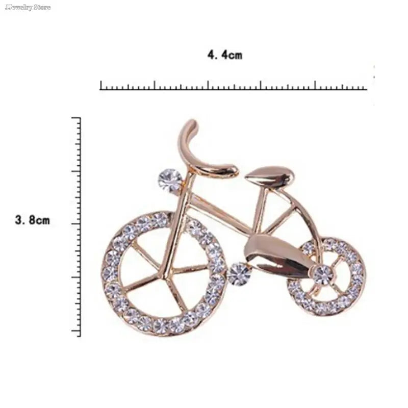 Fashion Bicycle Shape Brooch Men Women Leisure Cycling Sports Gift Cyclists Badges Sports Lapel Pins Biking Jewelry Biker Gift